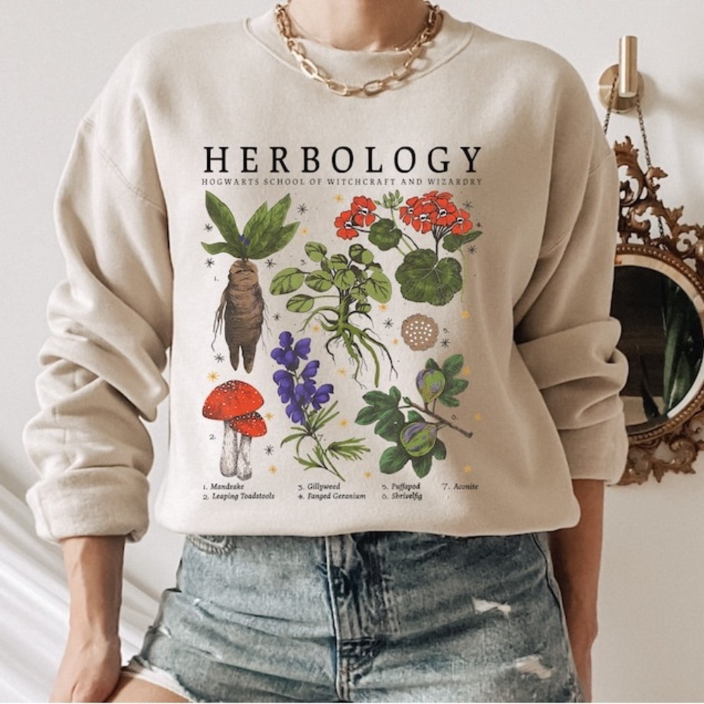 Herbology Plants Sweatshirt